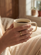 Earth | Zilveren Ring met Groene Steen